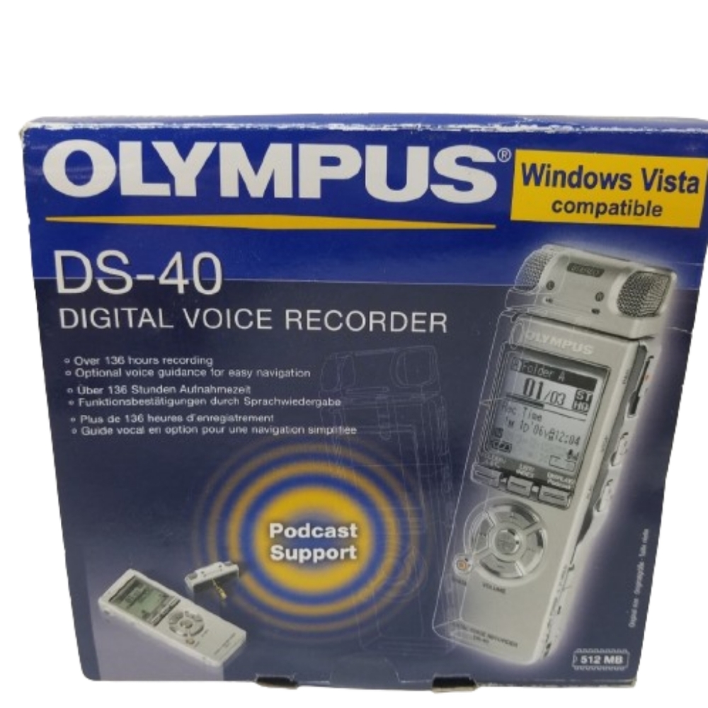 NWOT Olympus Recorder, DS-40, Digital Voice